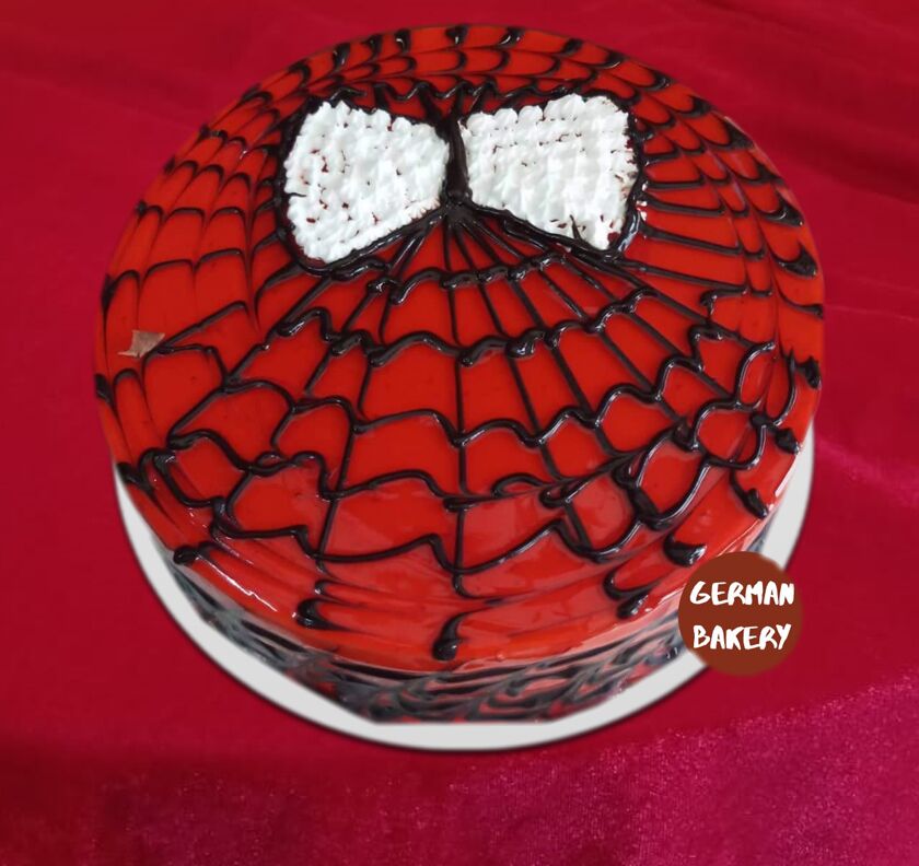 Spiderman Chocolate Cake