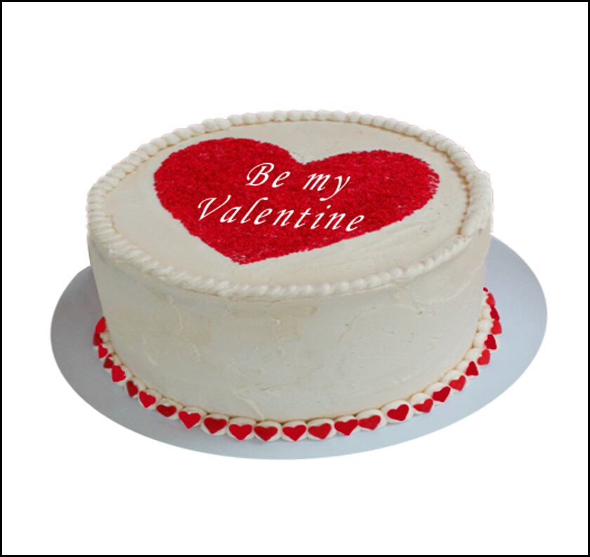 Red Velvet Valentine Cake