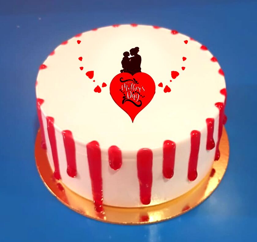 Mothers Day Strawberry Cake